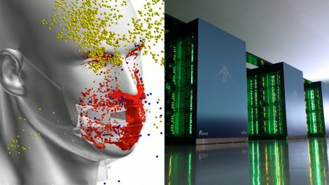 Covid 19 face mask simulation supercomputer